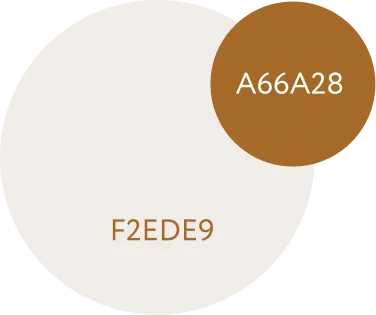 Пара нейтральных: F2EDE9 и A66A28